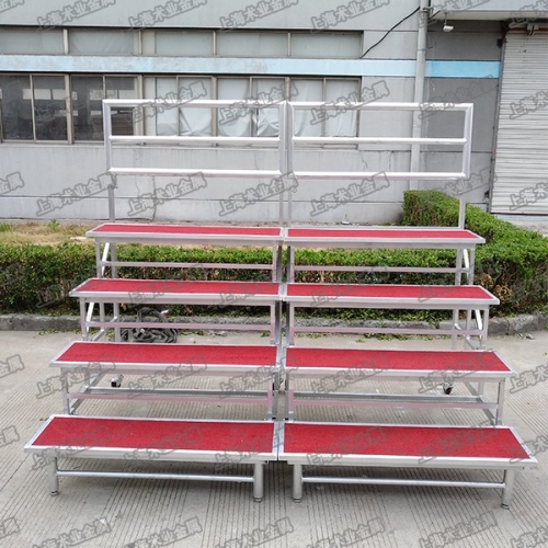 四層帶輪可折疊合唱臺